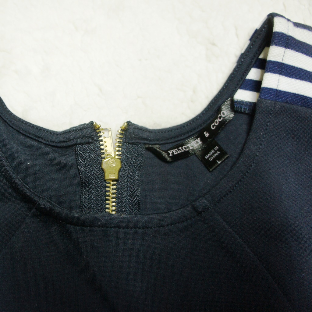 Nwt Felicity & Coco Full Zip Bodycon Dress